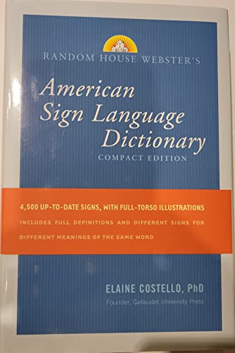 Stock image for Random House Webster's American Sign Language Dictionary Compact Edition for sale by SecondSale