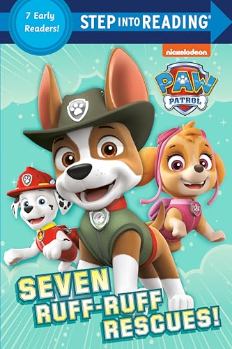 9780525647973: Seven Ruff-Ruff Rescues! (PAW Patrol) (Step into Reading)