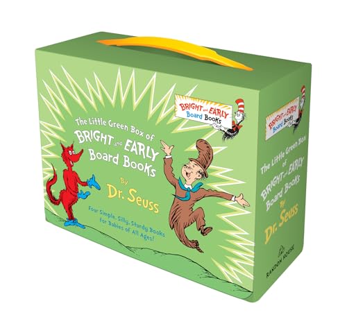 Beispielbild fr Little Green Boxed Set of Bright and Early Board Books: Fox in Socks; Mr. Brown Can Moo! Can You?; There's a Wocket in My Pocket!; Dr. Seuss's ABC (Bright & Early Board Books(TM)) zum Verkauf von Indiana Book Company