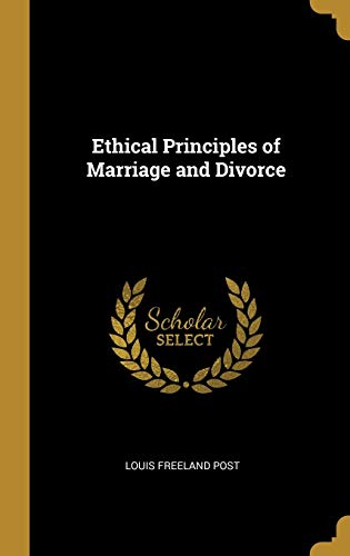 9780526250431: Ethical Principles of Marriage and Divorce
