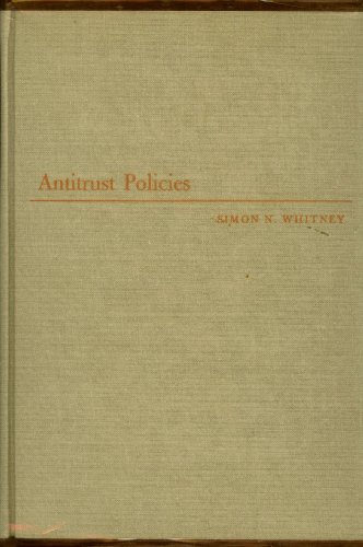 Beispielbild fr Antitrust Policies: 001 (Twentieth Century Fund Ser) zum Verkauf von Kennys Bookshop and Art Galleries Ltd.
