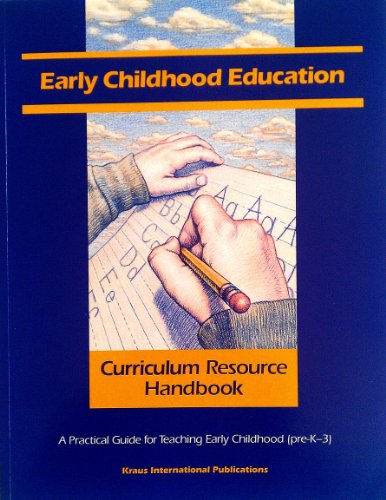 Stock image for Early Childhood Curriculum Resource Handbook for sale by Better World Books