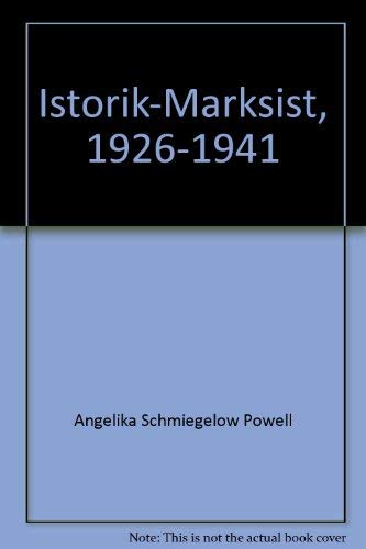 Stock image for Istorik-Marksist : Author and Subject Index, 1926-1941 for sale by Better World Books Ltd