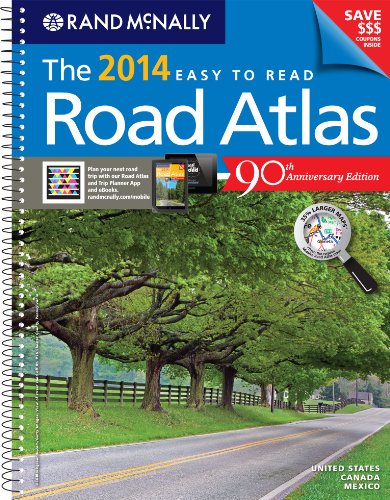 Imagen de archivo de Rand McNally 2014 Midsize Deluxe Easy to Read Road Atlas (Rand McNally Easy to Read!) a la venta por BooksRun