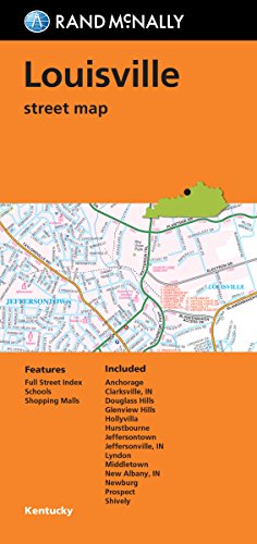 Folded Map: Louisville Street Map (9780528008795) by Rand McNally