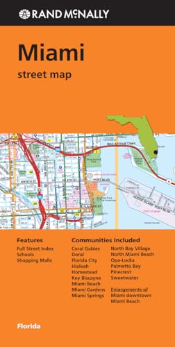 Beispielbild fr Rand McNally: Miami Street Map (Rand Mcnally Street Map) zum Verkauf von medimops