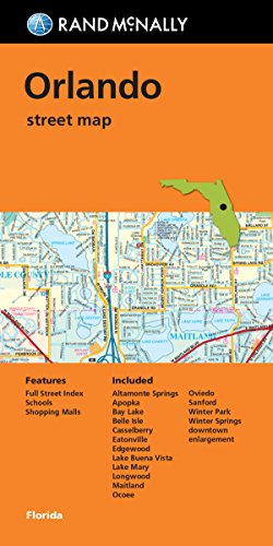 9780528008818: Rand McNally Orlando, Florida Steet Map [Lingua Inglese]