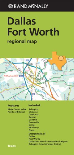 9780528009150: Rand McNally Folded Map: Dallas Fort Worth Regional Map