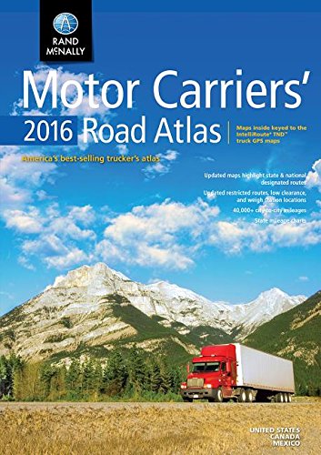 9780528013218: Rand Mcnally 2016 Motor Carriers' Road Atlas (Rand Mcnally Motor Carriers' Road Atlas)