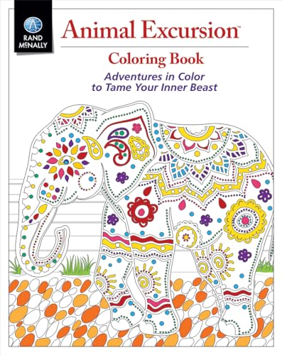 9780528016370: Animal Excursion Coloring Book: Adventures in Color to Tame Your Inner Beast