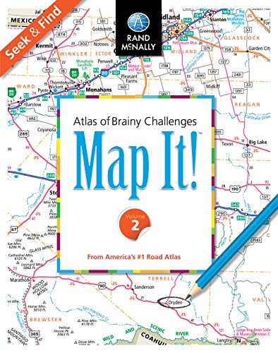 Stock image for Map It!TM Seek & Find Atlas of Brainy Challenges Volume 2 for sale by SecondSale