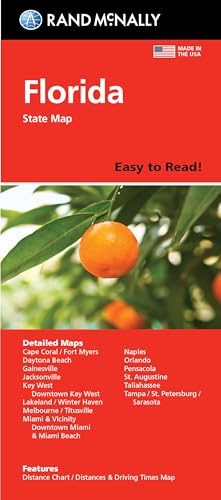 

Rand McNally Easy To Read Folded Map: Florida State Map