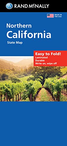 Beispielbild fr Rand McNally Easy To Fold Northern California Laminated Map zum Verkauf von Lakeside Books