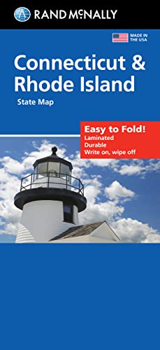 Beispielbild fr Rand McNally Easy To Fold: Connecticut/Rhode Island Laminated Map zum Verkauf von Lakeside Books