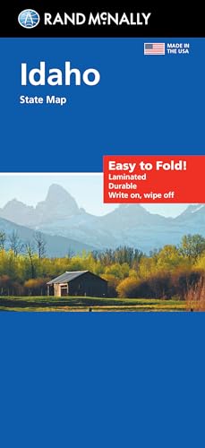 9780528026027: Rand McNally Easy to Fold: Idaho State Laminated Map
