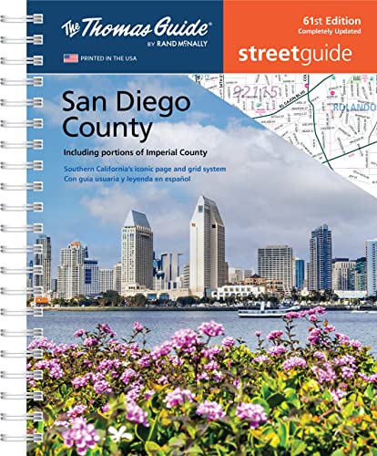 Stock image for Thomas Guide: San Diego County Street Guide 61st Edition (English and Spanish Edition) [Spiral-bound] Rand McNally for sale by Lakeside Books