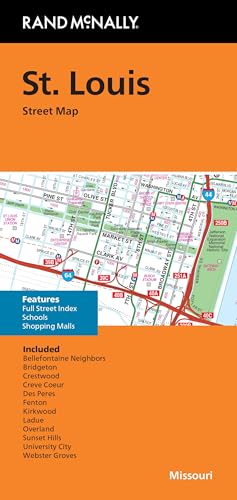 9780528028748: Rand McNally Folded Map: St. Louis Street Map