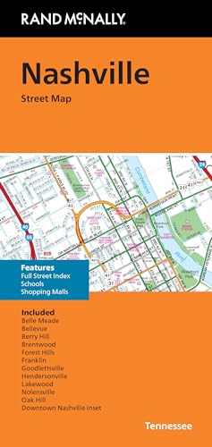 

Rand McNally Folded Map: Nashville Street Map