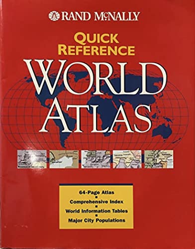 9780528260070: Rand McNally Quick Reference World Atlas by Author (1995-05-01)