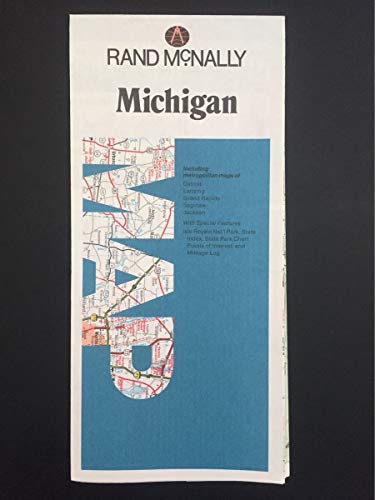 Michigan, map: Including metropolitan maps of Detroit, Lansing, Grand Rapids, Saginaw, Jackson (9780528270185) by Rand McNally And Company