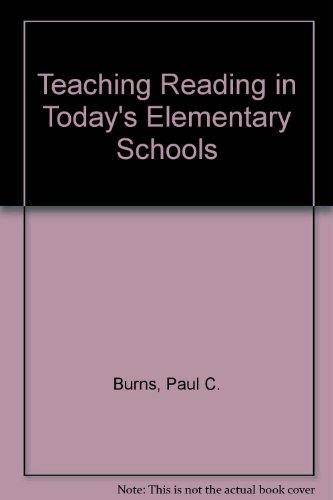 9780528610028: Teaching Reading in Today's Elementary Schools