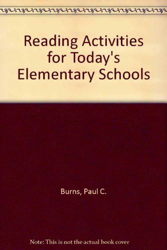 Beispielbild fr Reading activities for today's elementary schools (Rand McNally education series) zum Verkauf von Wonder Book