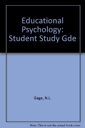 9780528618345: Educational Psychology: Student Study Gde