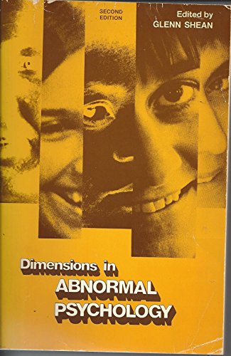 Beispielbild fr Dimensions in abnormal psychology (Rand McNally psychology series) zum Verkauf von Wonder Book