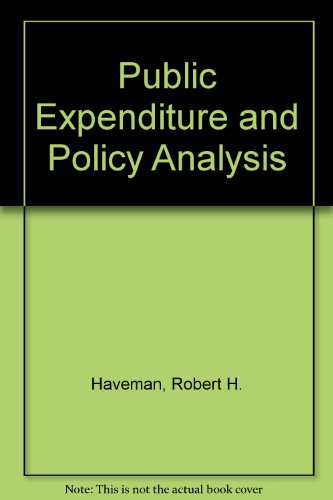 Stock image for Public expenditure and policy analysis for sale by Amazing Books Pittsburgh
