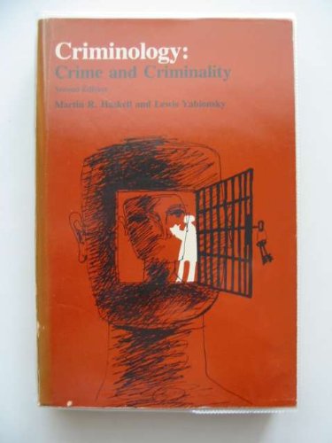Stock image for Criminology: Crime and criminality for sale by ThriftBooks-Dallas