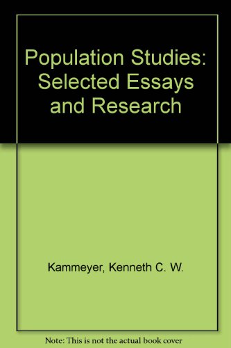9780528687082: Population Studies: Selected Essays and Research