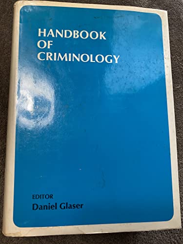 Beispielbild fr Handbook of Criminology zum Verkauf von Better World Books