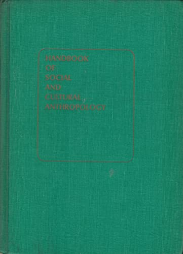 Beispielbild fr Handbook of Social and Cultural Anthropology. (Rand McNally Anthropology Series) zum Verkauf von Front Cover Books