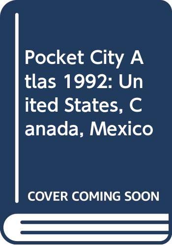 9780528810374: Pocket City Atlas 1992: United States, Canada, Mexico [Idioma Ingls]