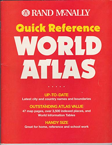 Imagen de archivo de Quick Reference World Atlas a la venta por Better World Books: West