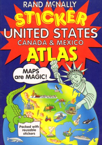 Stock image for United States Canada Mexico Sticker Atlas for sale by HPB Inc.
