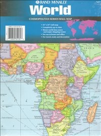 Imagen de archivo de Rand McNally World: Cosmopolitan Series Wall Map (Cosmopolitan Wall Maps) a la venta por Ergodebooks