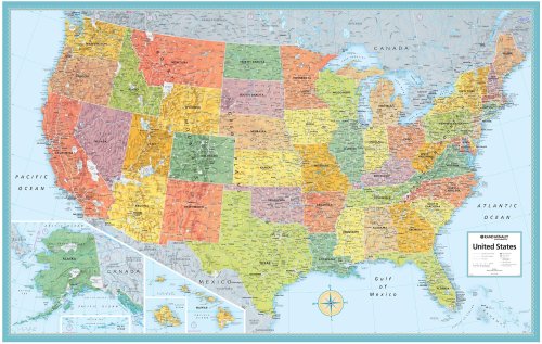 9780528847110: M Series United States Wall Map