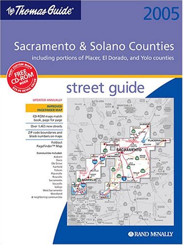 9780528854453: Thomas Brothers 2005 Atlas Sacramento/Solano County: Street Guide and Directory (SACRAMENTO AND SOLANO COUNTY STREET GUIDE AND DIRECTORY)