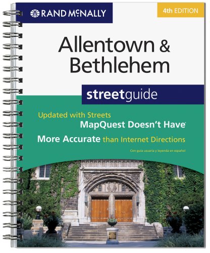 9780528855658: Rand McNally Allentown & Bethlehem Streetguide