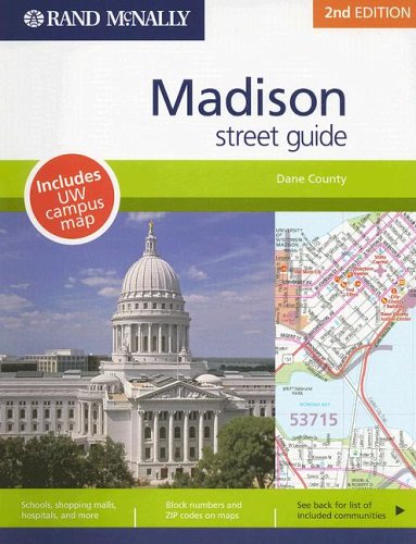 9780528858772: Rand McNally Madison, Wisconsin Street Guide [Lingua Inglese]