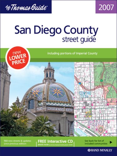 Imagen de archivo de The Thomas Guide 2007 San Diego County street guide, including portions of Imperial County a la venta por Books From California