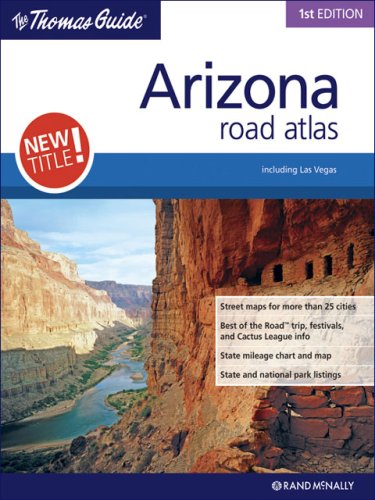 Imagen de archivo de The Thomas Guide Arizona Road Atlas: Including Las Vegas a la venta por ThriftBooks-Dallas