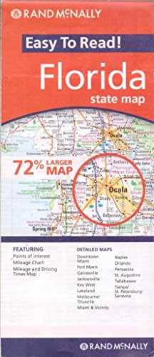 Beispielbild fr Rand Mcnally Large Scale Map Florida zum Verkauf von Jenson Books Inc