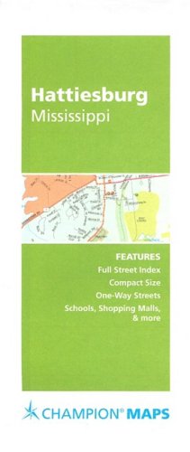 Stock image for Champion Map Hattiesburg, MS for sale by ThriftBooks-Dallas