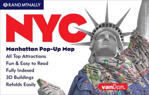 9780528872259: Vandam New York City/ Manhattan, New York Pop-Up Map