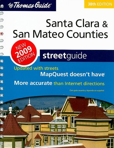9780528873881: The Thomas Guide Santa Clara & San Mateo Counties Streetguide