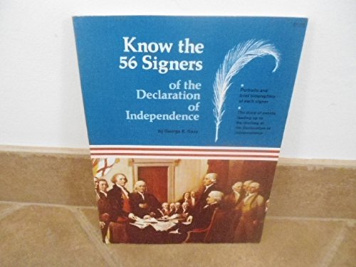 Beispielbild fr Know the Fifty Six Signers of the Declaration of I zum Verkauf von Wonder Book