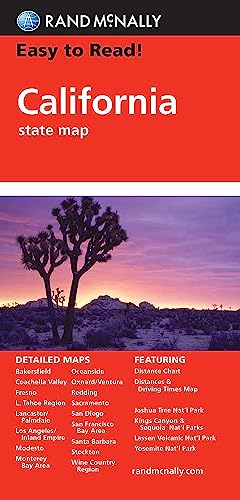 9780528881107: California State Map (Rand McNally Easy to Read!) [Idioma Ingls]