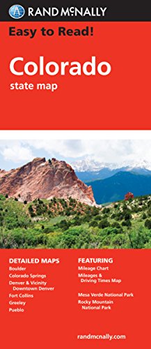 9780528881121: Rand Mcnally Easy to Read Colorado [Lingua Inglese]